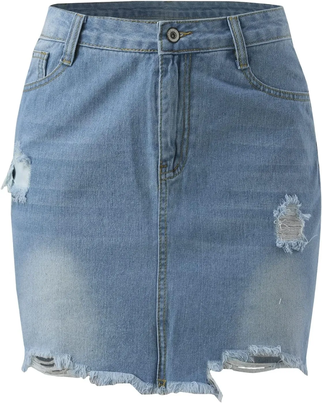 Women's High Waisted Tennis Skirt Skirts for Women Trendy Sexy Denim High Waist Casual Jean Skirts Women's A Line