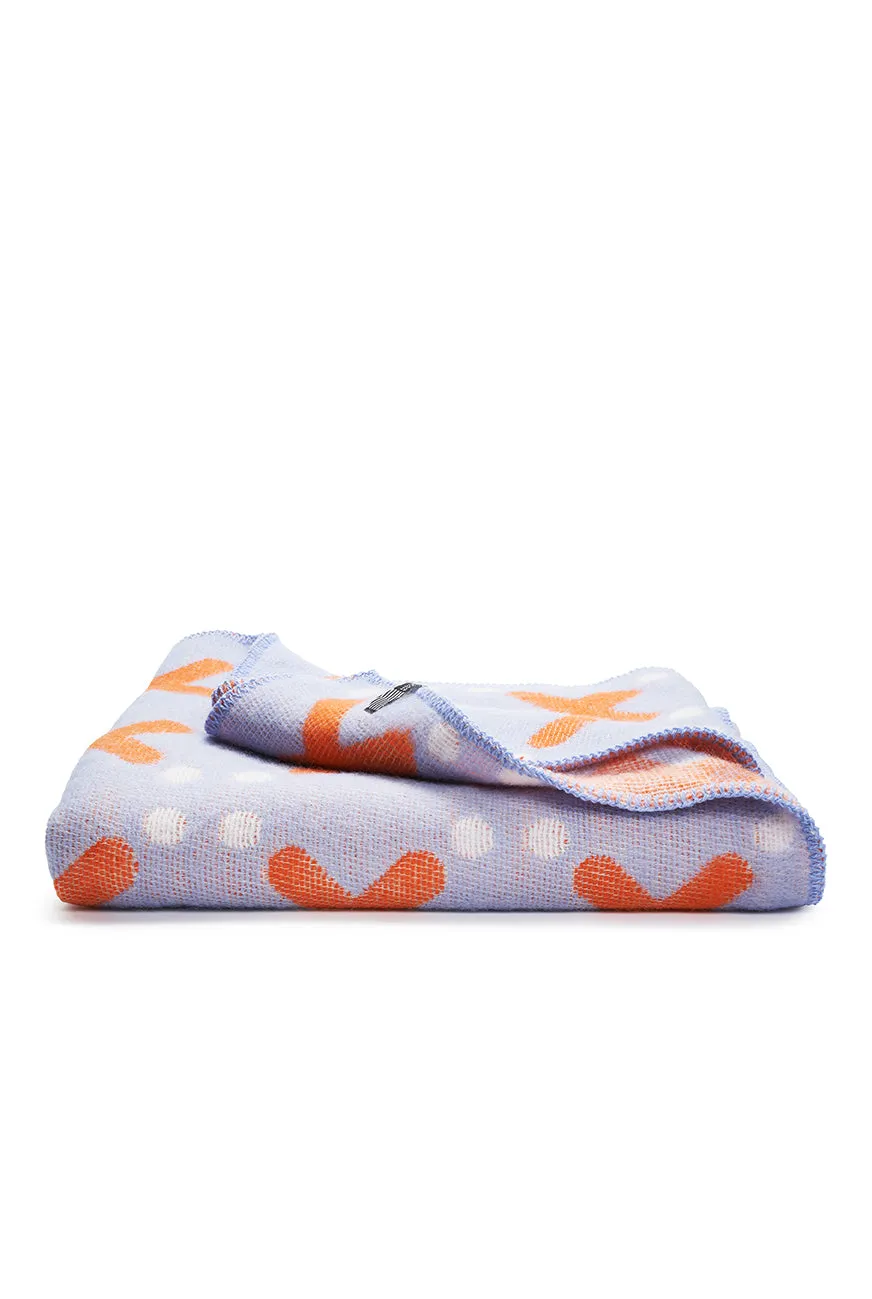 Wool Blanket "Notte" By Nathalie Du Pasquier & George Sowden